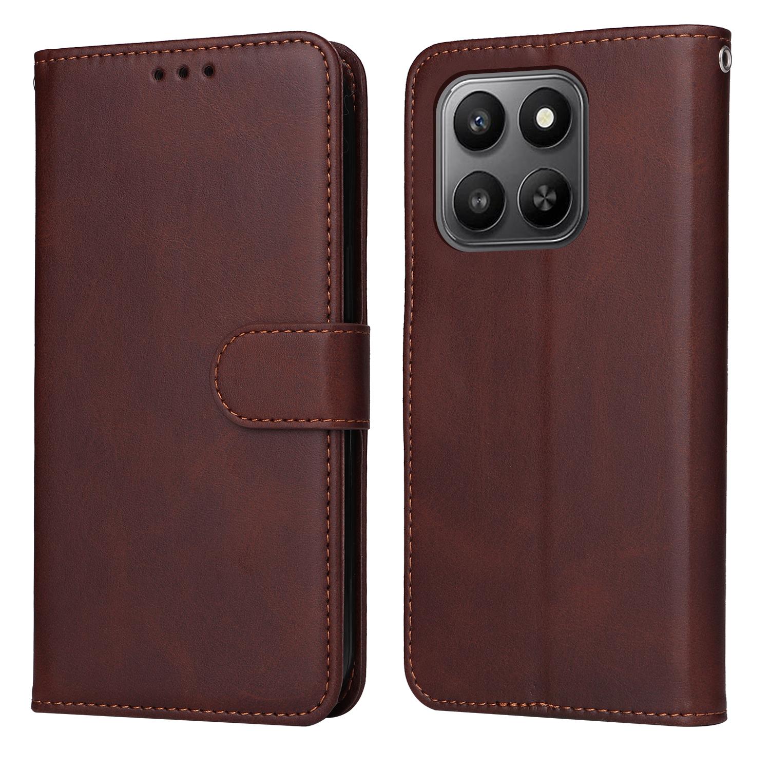 

For Honor 400 Smart Case Wallet PU Leather Folio Flip Phone Cover Brown