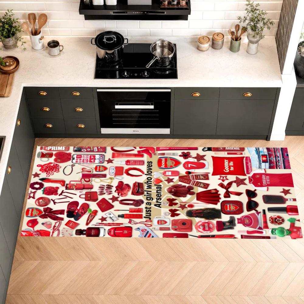 Arsenal Customize Your Name Kitchen Rug Runner Rug Laundry Mat Hallway Entryway The Best Gift Choice