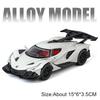1:32 Apollo Ie Evo Racing Car Model Toy Music Light Pull Back Super Car Doors Opened Metal Diecast Vehicle Models For Kids Gift
