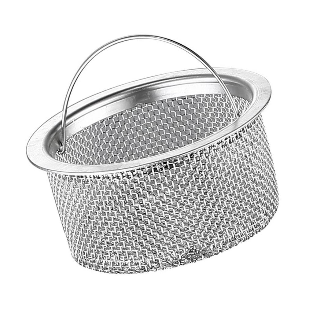 Sink Strainer Stainless Steel Prevent Blocking Kitchen Sink Drain Basket for Home Use
