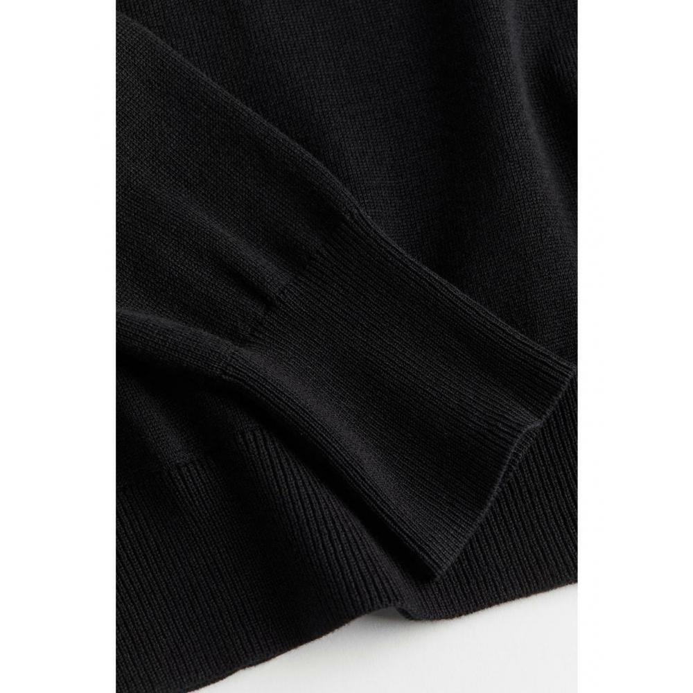 H M Turtleneck Sweater Black 1176748001