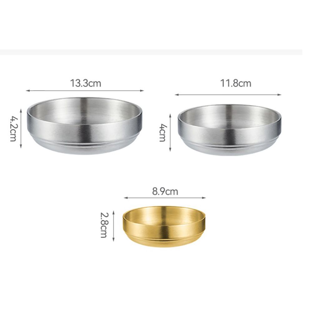 Polished Kitchen 304 Stainless Steel Mixing Rice Rice Bowls Food Container Flatware Soup Bowls