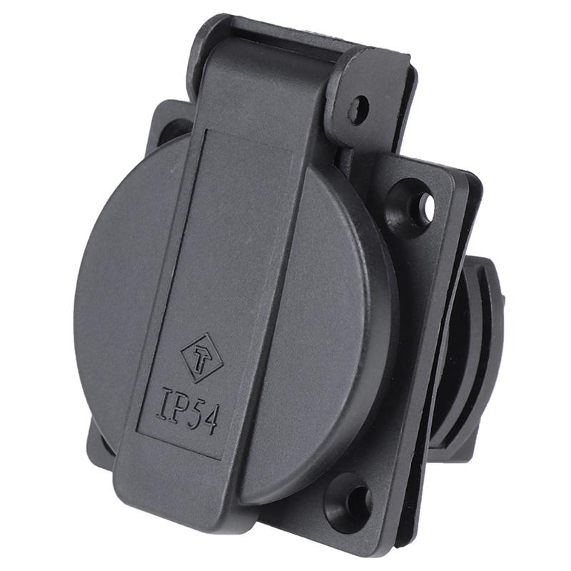 Waterproof Ac 250V German Standard Power Outlet Single Plug Wall Socket