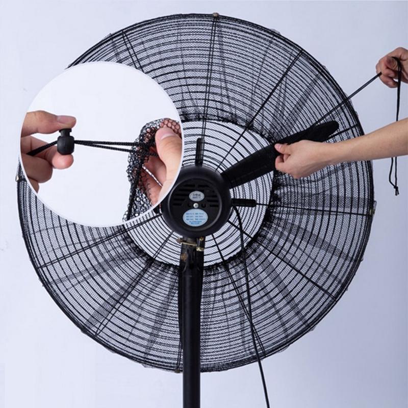 Mesh Round Electric Fan Covers Safety Anti-Pinch Protector Household Universal All-Inclusive Floor Dust-Proof Cover Modern