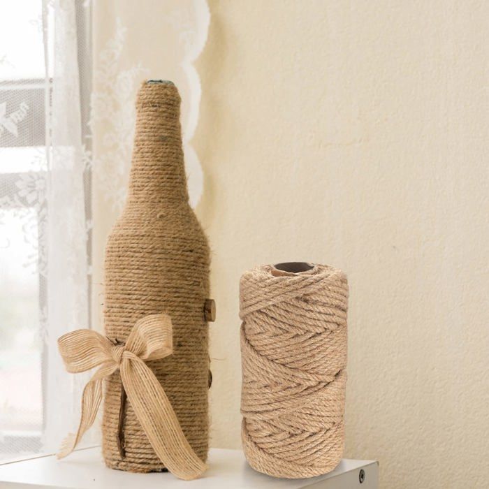 Cordon de jute - fulushouxi - bgmde-023 - 6mm x 50m - durable - écologique