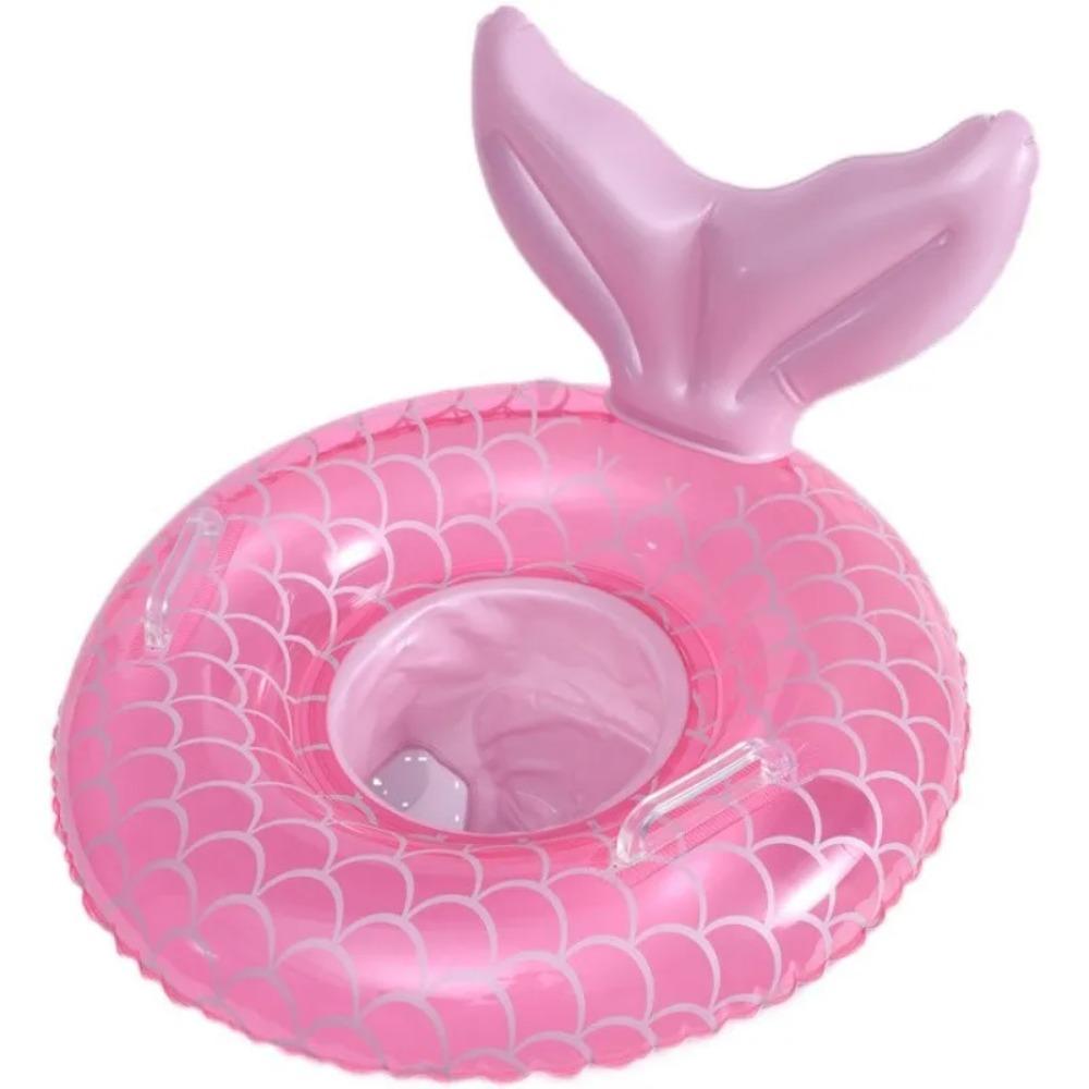1Pcs Mermaid Swim Ring Inflatable Pool Float Swim Tube Swimming Seat Ring Summer Water Play Bathtub Pool Float