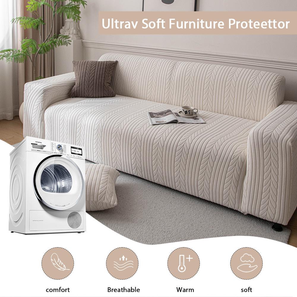 Universal Anti-Scratch Jacquard Velvet Stretch Sofa Cover