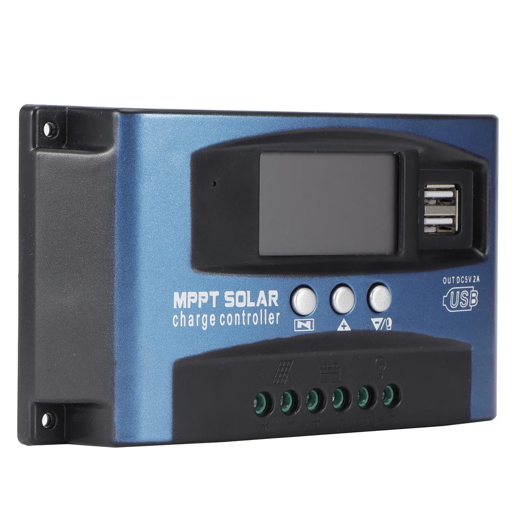 Solar Charge Controller MPPT Photovoltaic Panel LED Street Lighting Control Unit Regulator12 24V 30A
