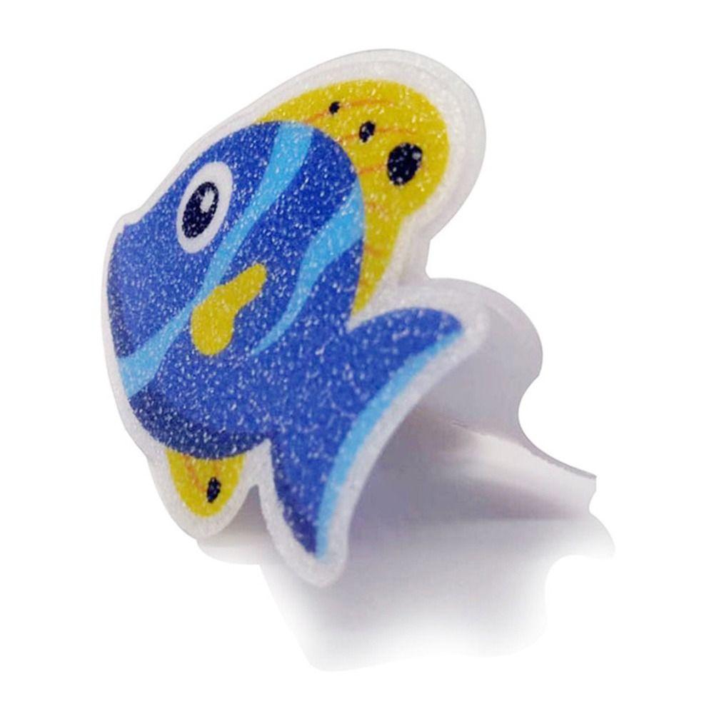 Flower Bath Tub Slip Stickers PEVA Cartoon Non-slip Sticker Stair Non-slip Paster  Bathroom