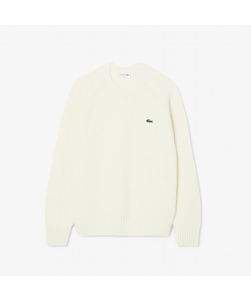 LACOSTE Men'S Rib Knit Crew Neck Sweater Ah3142-55N Xfj