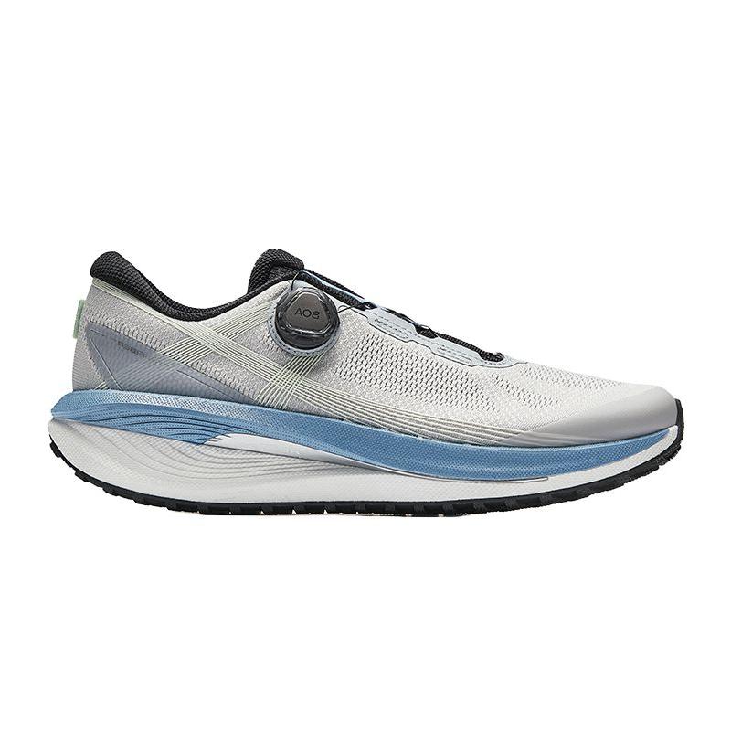 New Anta Champion All Weather Series Cushioned Slip Resistant Low Top Casual Running Shoes Men's Gray Blue 112525542A-3