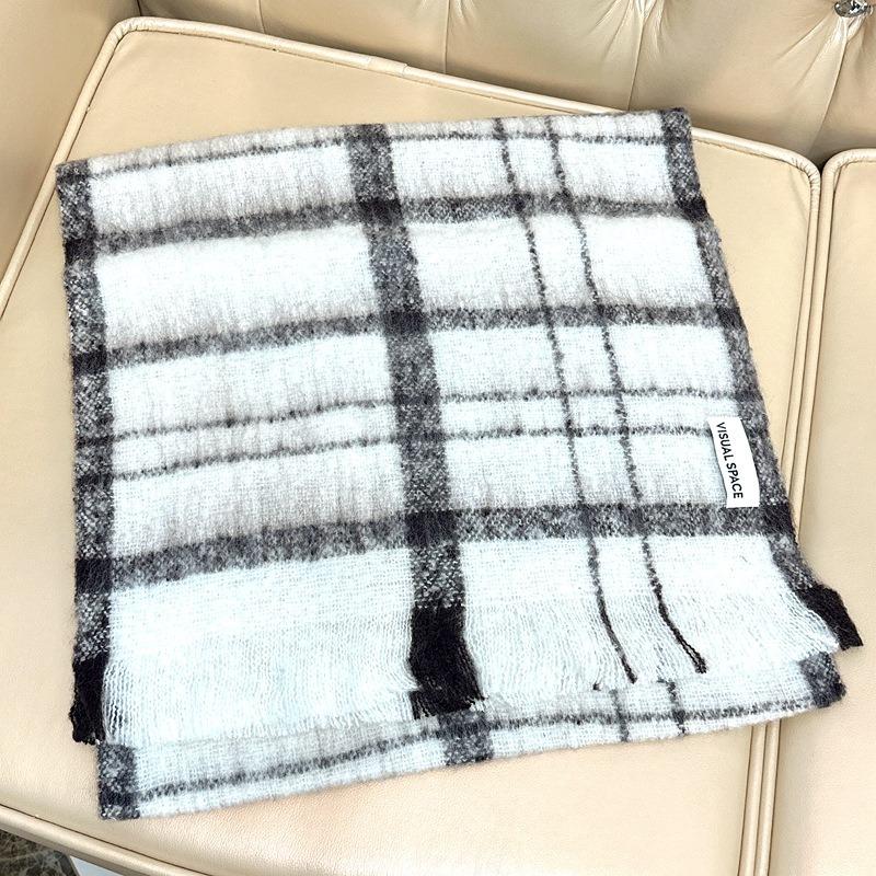 Autumn and winter new cashmere Christmas plaid scarf atmosphere women keep warm imitation cashmere versatile knitted scarf