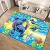 1 buc Covor cu model Disney Lilo și Stitch Covoraș de zonă Covor antiderapant Lavabil manual Preș pentru podea Potrivit pentru Sufragerie Dormitor Decor Acasă
