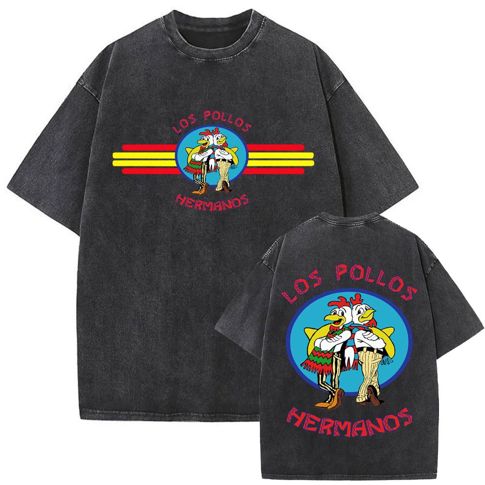 Heisenberg TV Breaking Bad Stay Out of My Territory Vintage Washed T Shirt Better Call Saul Graphic Tshirt Men Cotton Tshirts