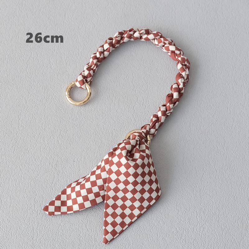 Nueva Moda Primavera Bolso de Mano de Mujer Parte de Accesorios Cadenas Desmontables Reemplazo Correa de Seda con Estampado Floral Mujeres DIY Asas de Cadena para Bolso