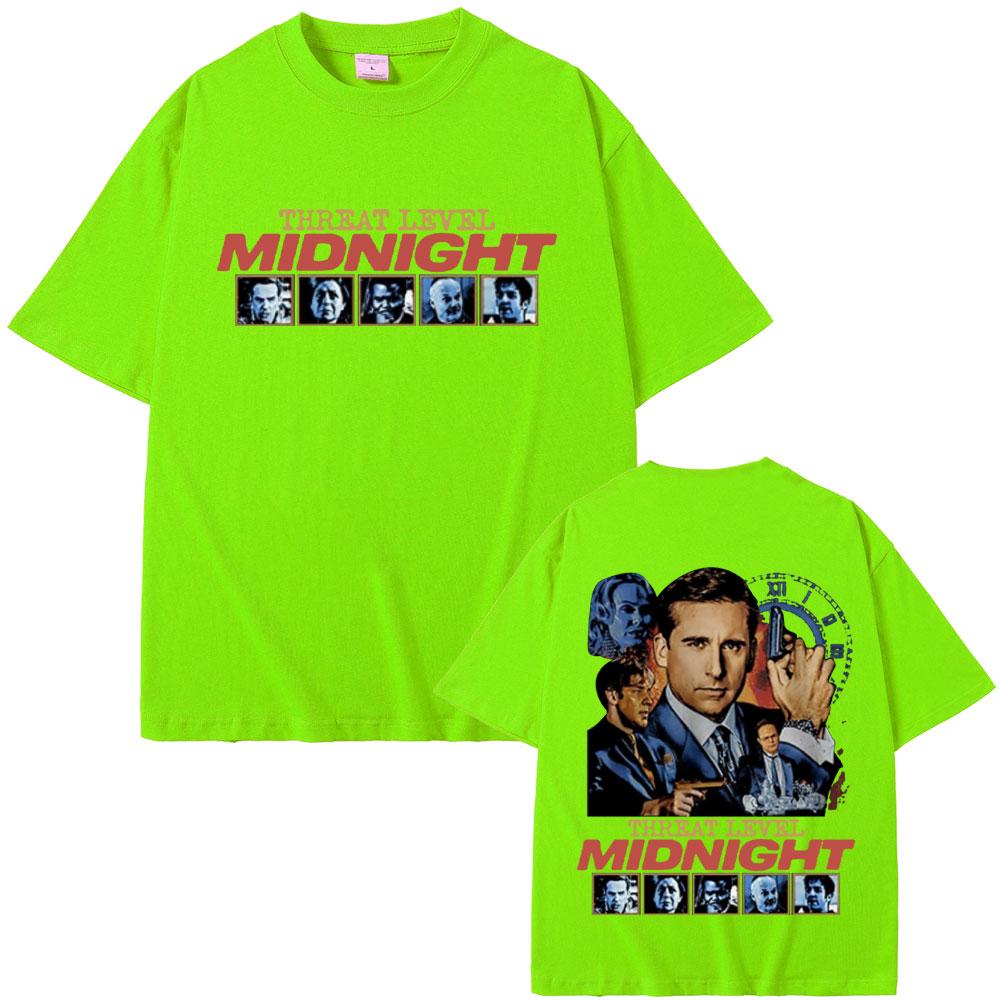 

Уровень угрозы полночь Футболки-омаж Майклу Скотту Телесериал Офис Дуайт Шрут Джим Халперт Футболки Мужские Винтажная футболка 4XL