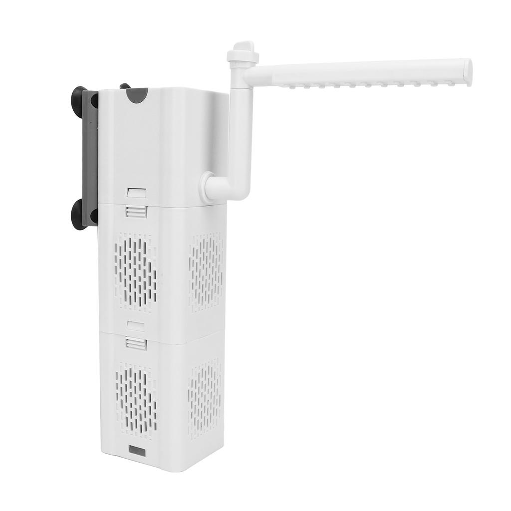 Aquarium Internal Filter Large Capacity Filter Box Rate and Direction Adjustable Submersible Aq