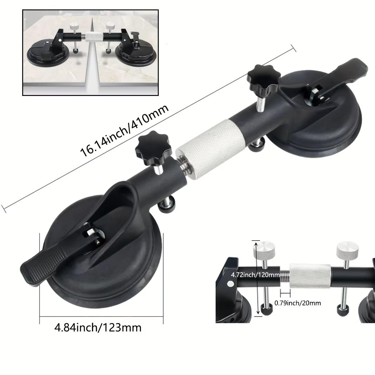 Adjustable Vacuum Suction Cup Granite Seam Setter Vacuum Plate Handle Glass Holder Lift Large Glass/Tile Lifter/Dent Puller золотой