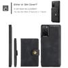 For Samsung Galaxy S20 Plus 5G Case JEEHOOD J01 Retro Leather Phone Back Cover with Detachable Magnetic Card Holder