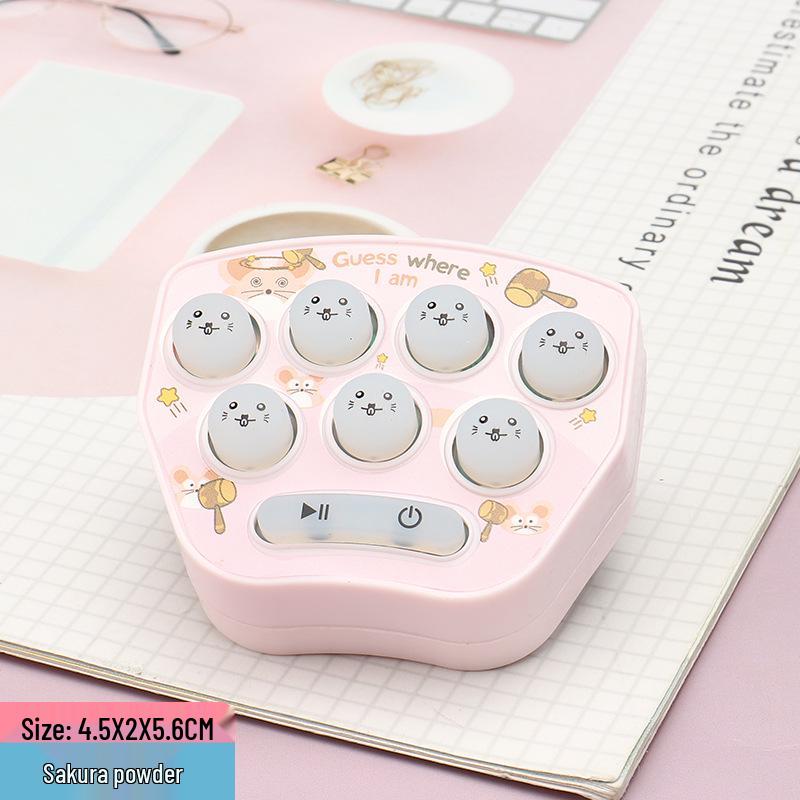 Mini Whack-a-Mole Puzzle Keychain: Creative Stress-Relief Gift