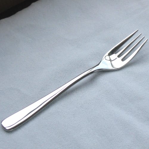Nagao MIGAKI Curry Spoon and Pasta Fork Set, 18-8 Stainless Steel, Wooden Box, Made in Japan