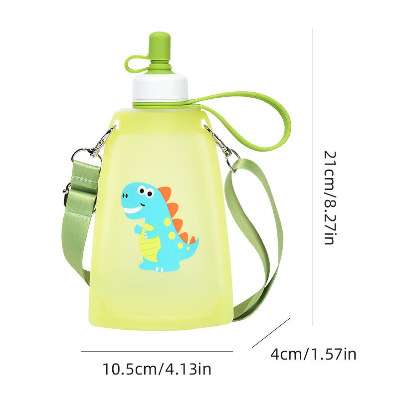 Children's Food Grade Folding Outdoor Student Sports Anti-choke Portable Water Cup
