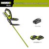 Wickes Cordless Electric Hedge Trimmer with Lithium Battery - Multifunctional Small Pruning Shears (Model WD254)