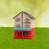 DIY House Miniatures Adorable Resin House Ornaments Creative Mini House Statue  Garden