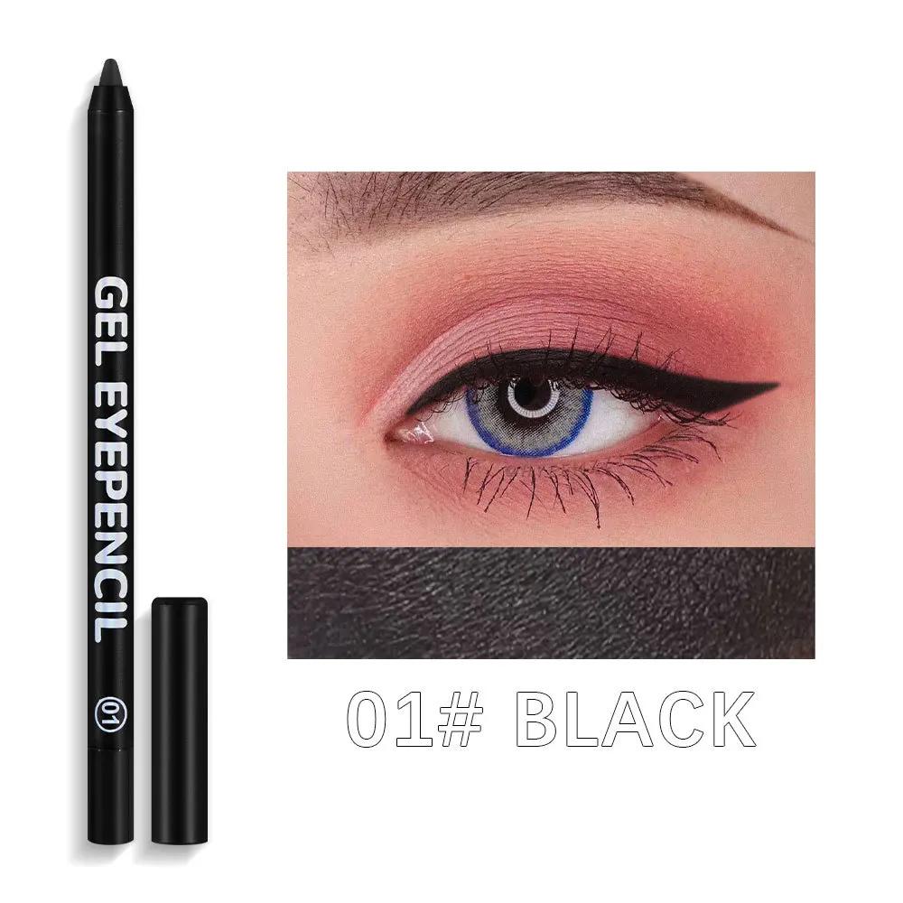 

6 Colors Shine Pearlescent Eyeliner Pencil Waterproof Lasting Matte White Black Brown Smooth and Easy To Color Eyeliner Gel Pen