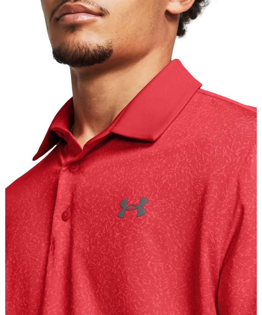 UA Playoff Coral Jacq Polo Red Solstice XXL [Under Armour] 3.0 Solstice/Coho/Red