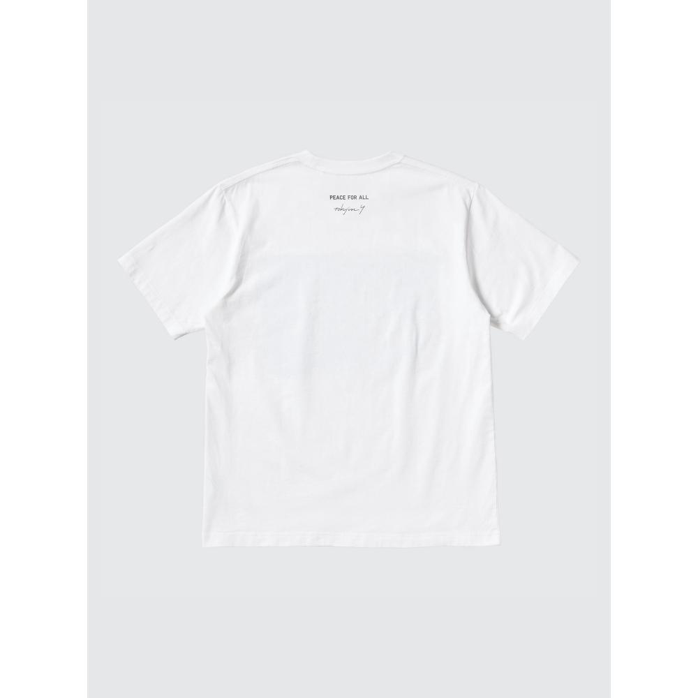 Uniqlo Pokój Dla Wszystkich Graficzny T-shirt Krótki Rękaw Regularny Krój Tokujin