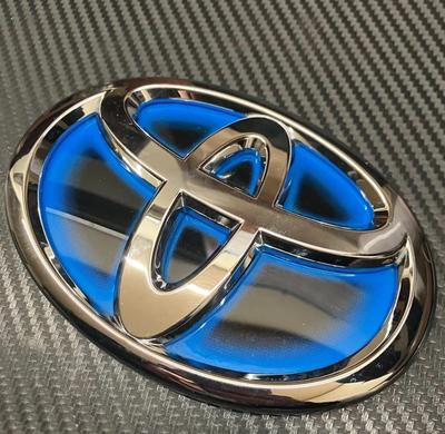3D Car Hybrid Logo Front Grill Hood Trunk Emblem for Corolla Camry RAV4 Hilux CHR Highlander Yaris Vios Alphard HRV Reiz