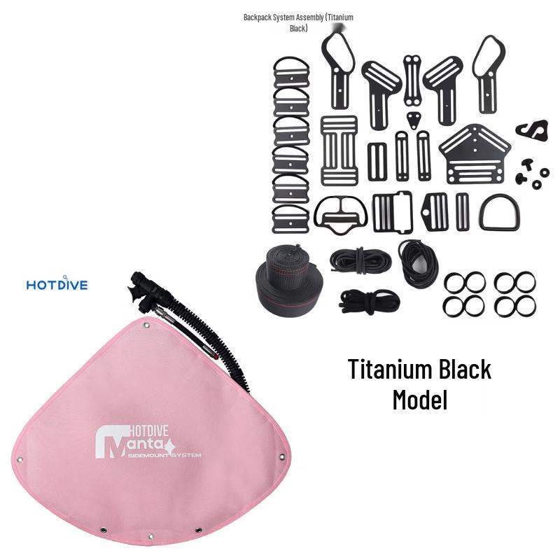 HOTDIVE Technical Scuba Diving Lightweight Titanium Sidemount System