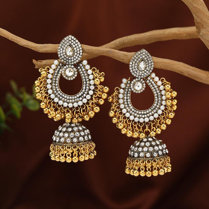 Ретро Серьги Женские Кисточки Колокольчики Этнические Винтажные Украшения Серьги Аксессуары