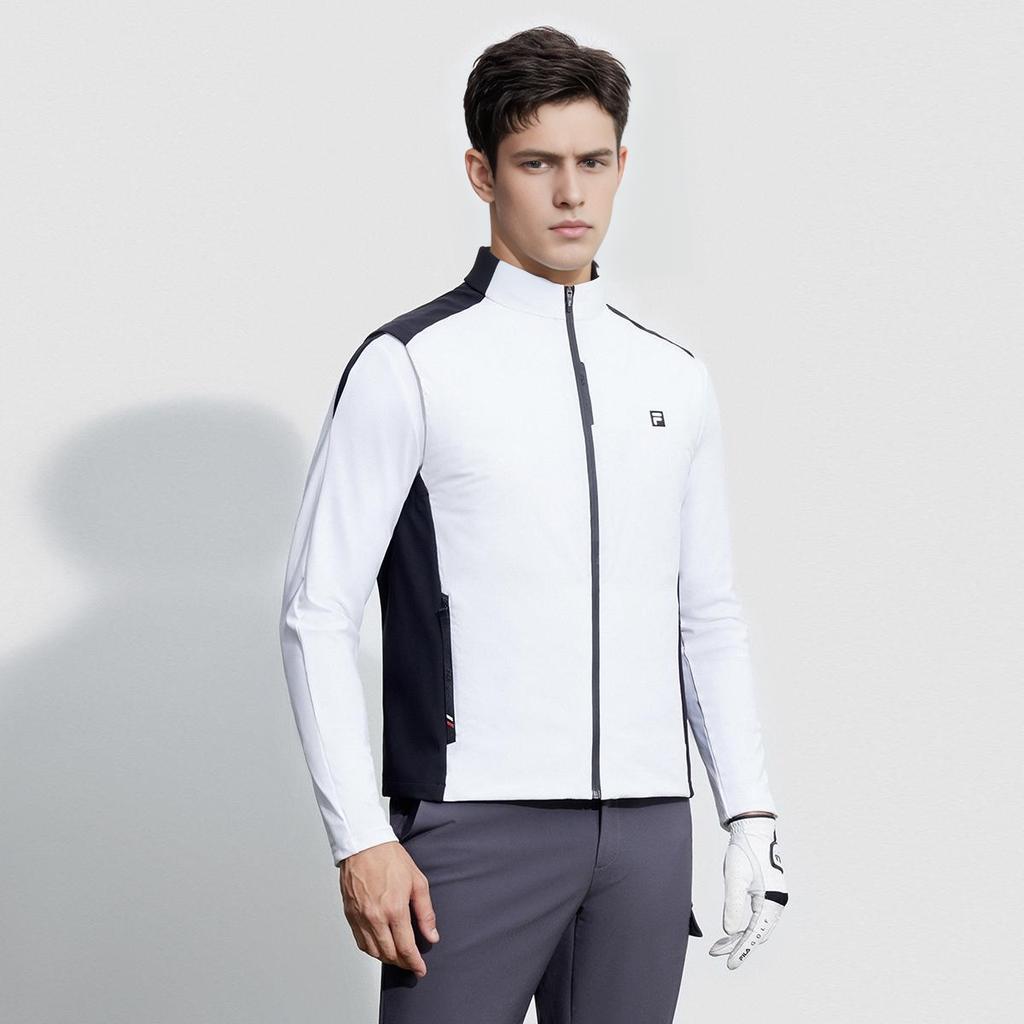 New FILA Down Vest Men's Jade White A11M345908F-WT