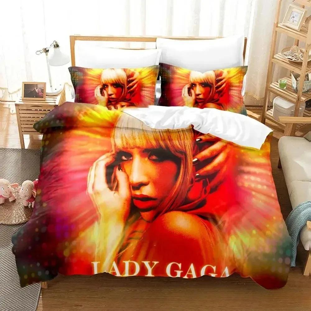 Fashion L-Lady G-Gaga Bedding Dormitory Sheets 2/3-piece Bedding Set Three-piece Soft Warm Bedding Set