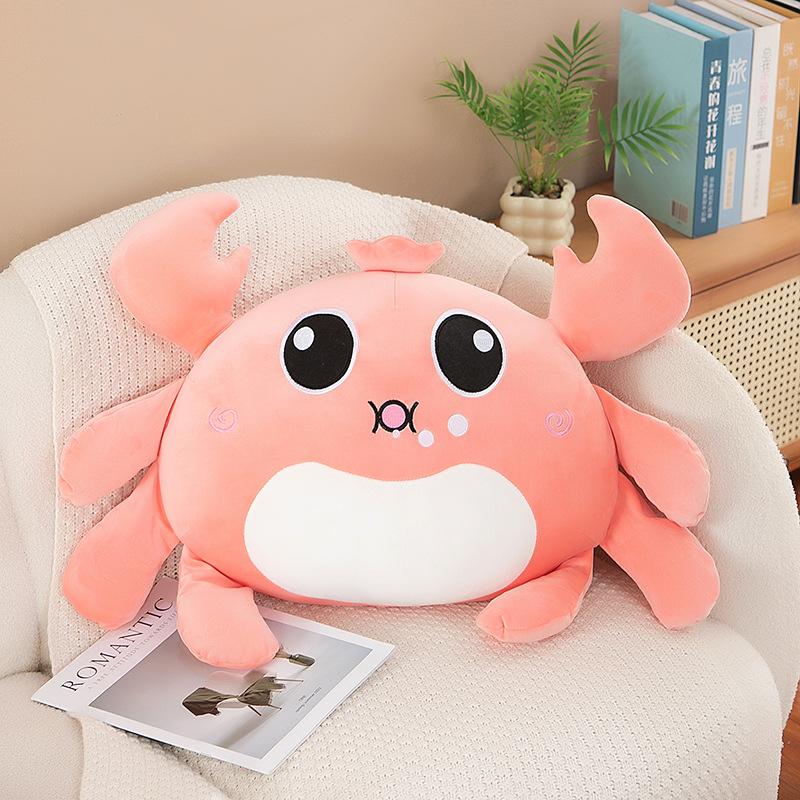 Cute Bubble Crab Doll Plush Toy Girl Bed Sleeping Doll Warm Heart To Accompany Girlfriend Birthday Gift