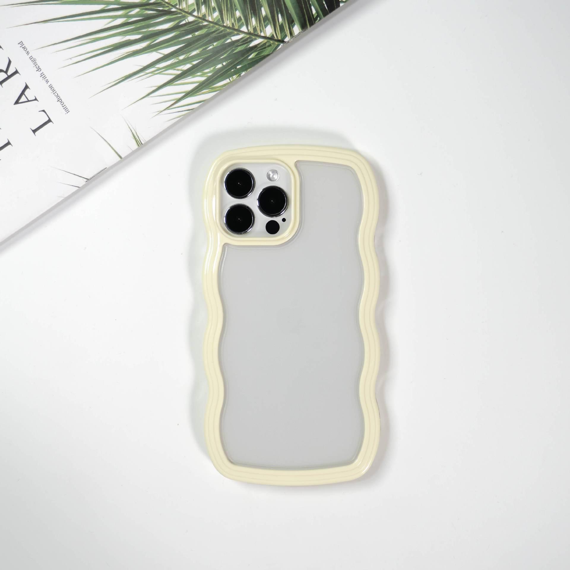 

Wave Solid Color Protective Case for iPhone 14 Pro Max/15 11
