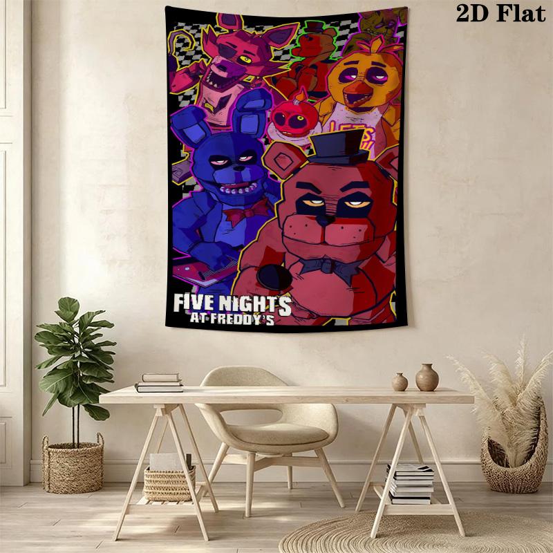 Five Nights at Freddy's Pattern Home Decor Tapestry, Wall Hanging, Decorative RV Wall Cloth.XGT0914526