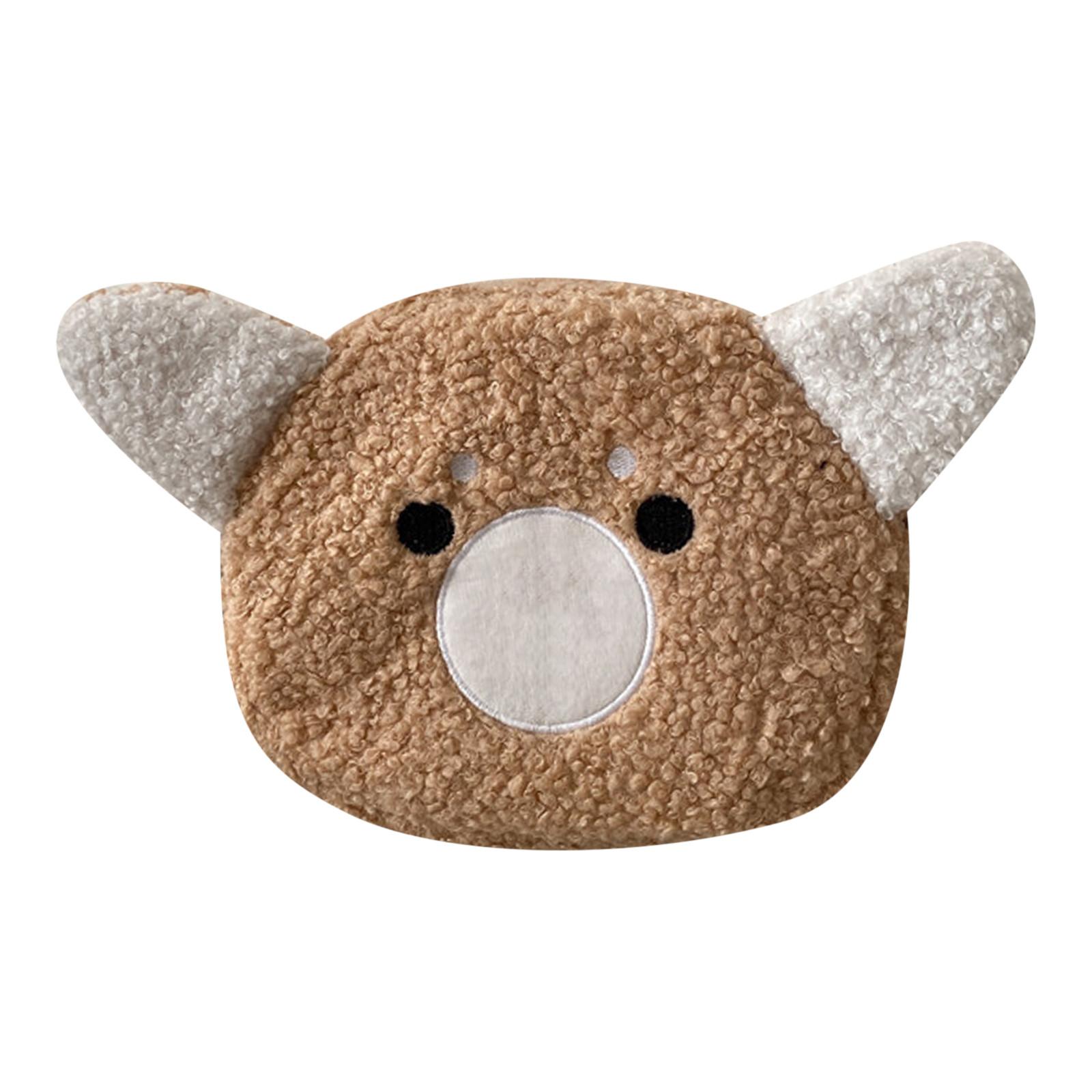 Lamb Hair Small Bag, Female Student Plush Shoulder Bag, Cartoon Cute Girl Crossbody Bag One Size