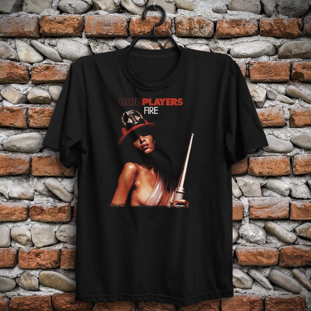 Vintage 70s Fire Ohio Players t shirt Funk soul Music Diamond Billy BeckMerv Unisex T-Shirt S