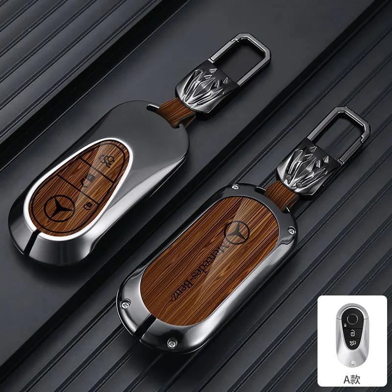 FIQ4  New 2025 Car Remote Key Cover Case Shell Fob For Mercedes Benz 2021 C /S Class W223 W206 S350L S400L S450L S500L Key Cover Case