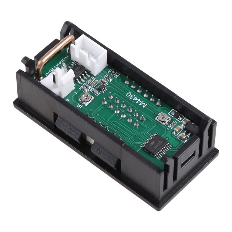 LED Digital Voltmeter Ammeter DC Digital Multimeter 100V 10A Blue Red LED Amp Dual Digital Display Volt Meter Gauge