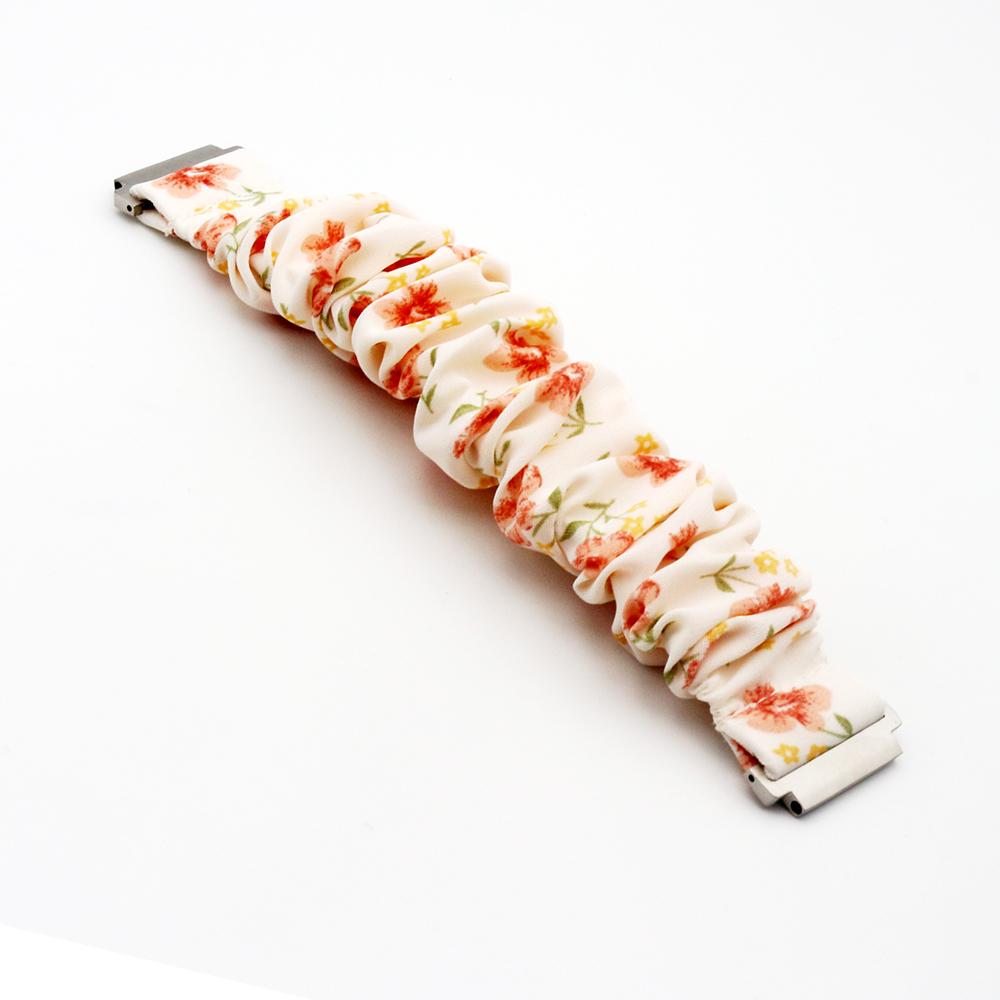 

Stretchy Elastic Fabric Bands for Samsung Galaxy Watch 7/6/5/4/Active 2 40mm 44mm/ FE Bands 20mm Quick Release Scrunchie Straps 20mm