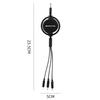 Car USB Quick Charger Data Cable Micro Type-C Lightning 3 In 1 For Mercedes Benz AMG GLE GLS CLA CLE GLC CLS GLA Tire Valve Cap