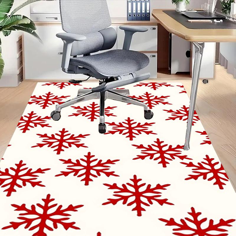 1PC snowflake winter Extra Large Non Slip Floor carpet, Office, family, Studio   Large Area Rug Indoor Rugs, Bold Statement Piece