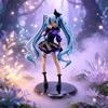 Anime Hatsune Miku Gothic Lolita Style Action Fairy Mirror Sleeping Beauty Action Fairy Winter Cherry Igure Pvc Doll Model Toys