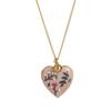 Gold-plated Heart-shaped Necklace Adjustable Pendant Necklaces Photo Album Necklace  Jewelry Gifts