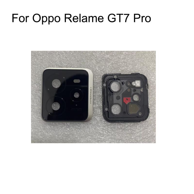 

Original glass For Oppo Relame GT7 Pro Back Camera Glass and back camera glass cover circle with frame For Oppo Relame GT 7 Pro оранжевый