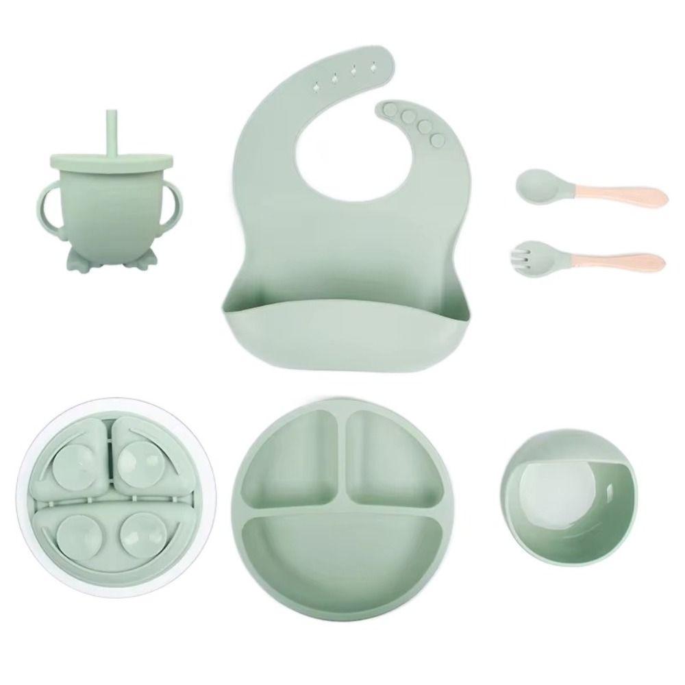 Strong Suction Children's Silicone Cutlery Feeding Tableware Baby Feeding Bowl  For Infant